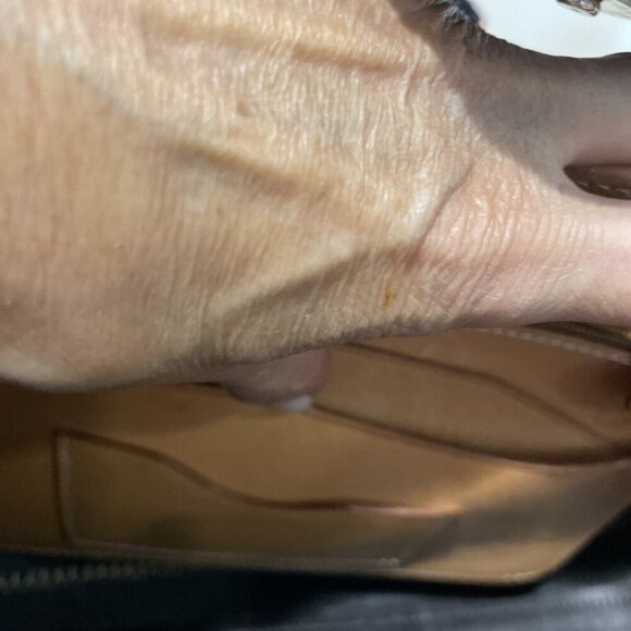 Vintage Dooney & Bourke Shoulder Bag Handbag Purse Black Brown Adjustable EUC - Picture 12 of 14